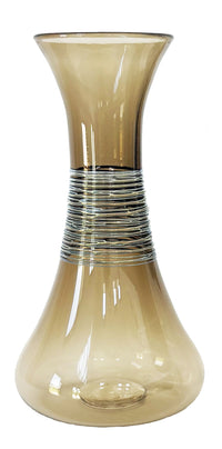 Olive Silverspun Carafe and Wine Glass Set