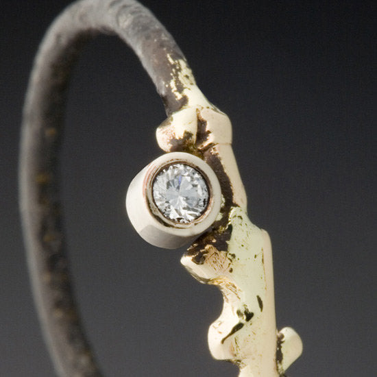 Steel Twiggy Ring