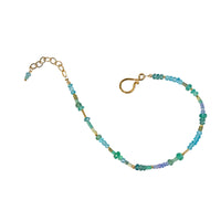 Emerald, Tanzanite, Turquoise Bracelet