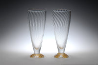 Gold-Footed Water Glasses