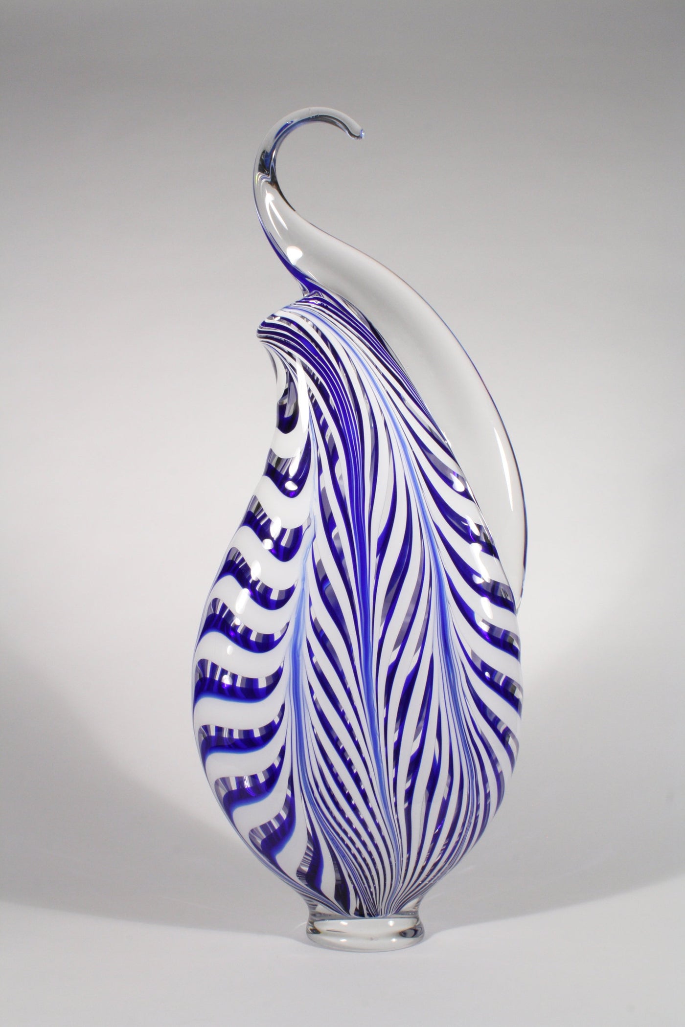 Blue and White Crest