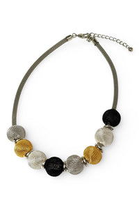 Silver, Rhodium, Black & Gold