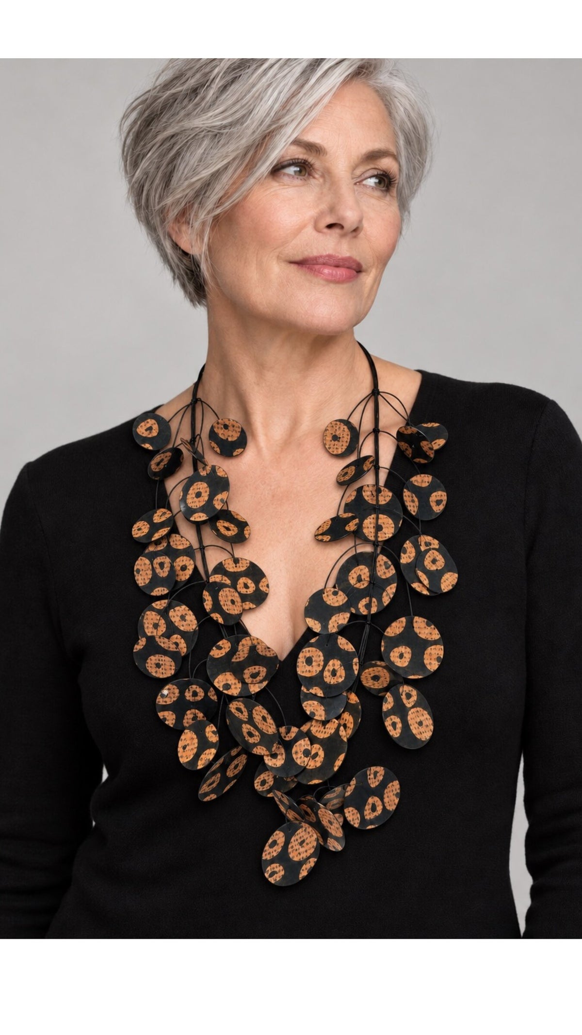 Cooper Circle Kinetic Necklace