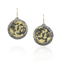 Light Moon Encasement Earrings