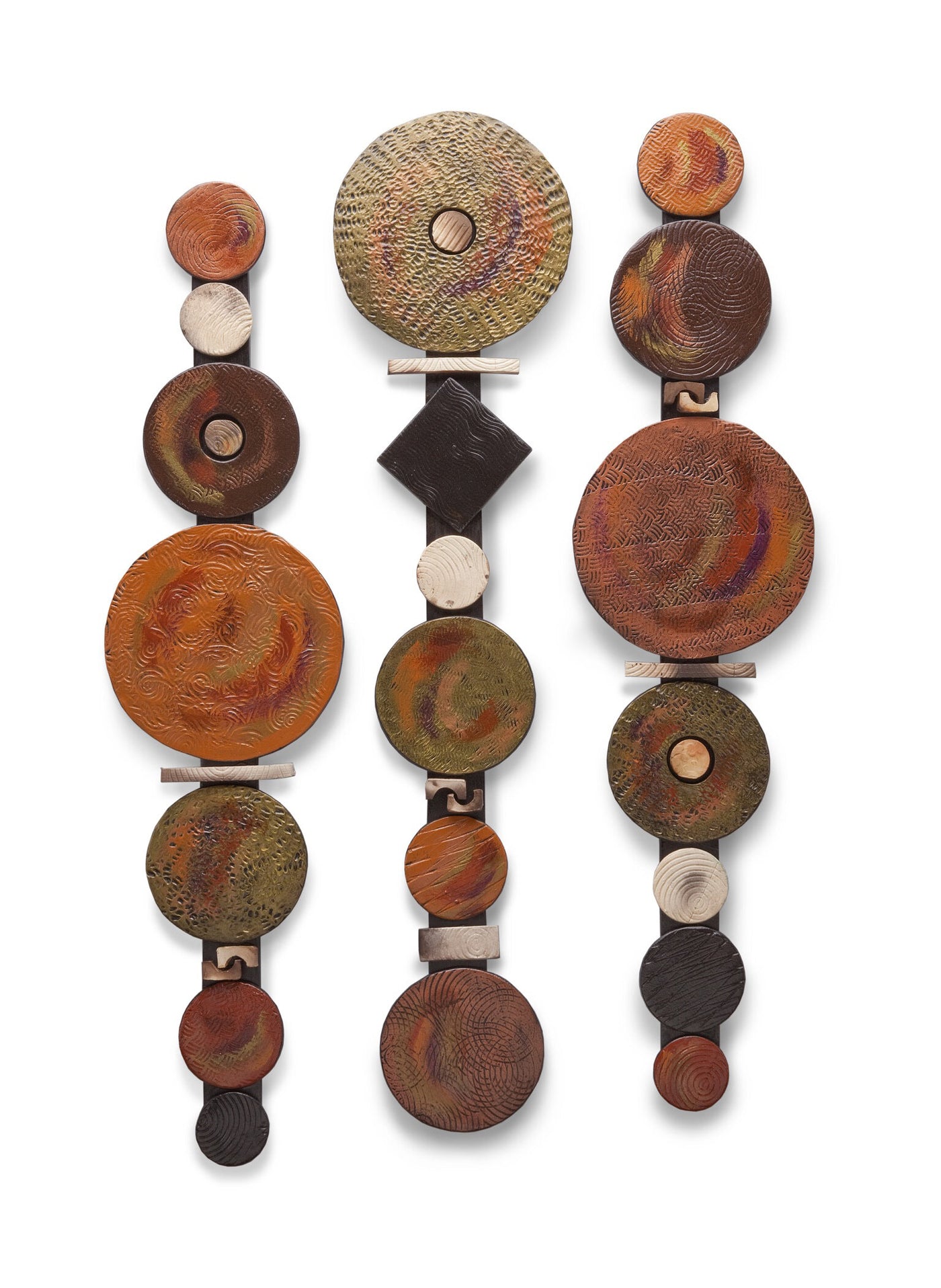 Circle Stick with Black Square Trio