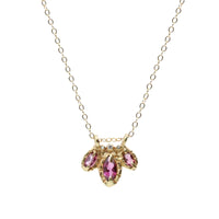 Garnet Bloom Pendant