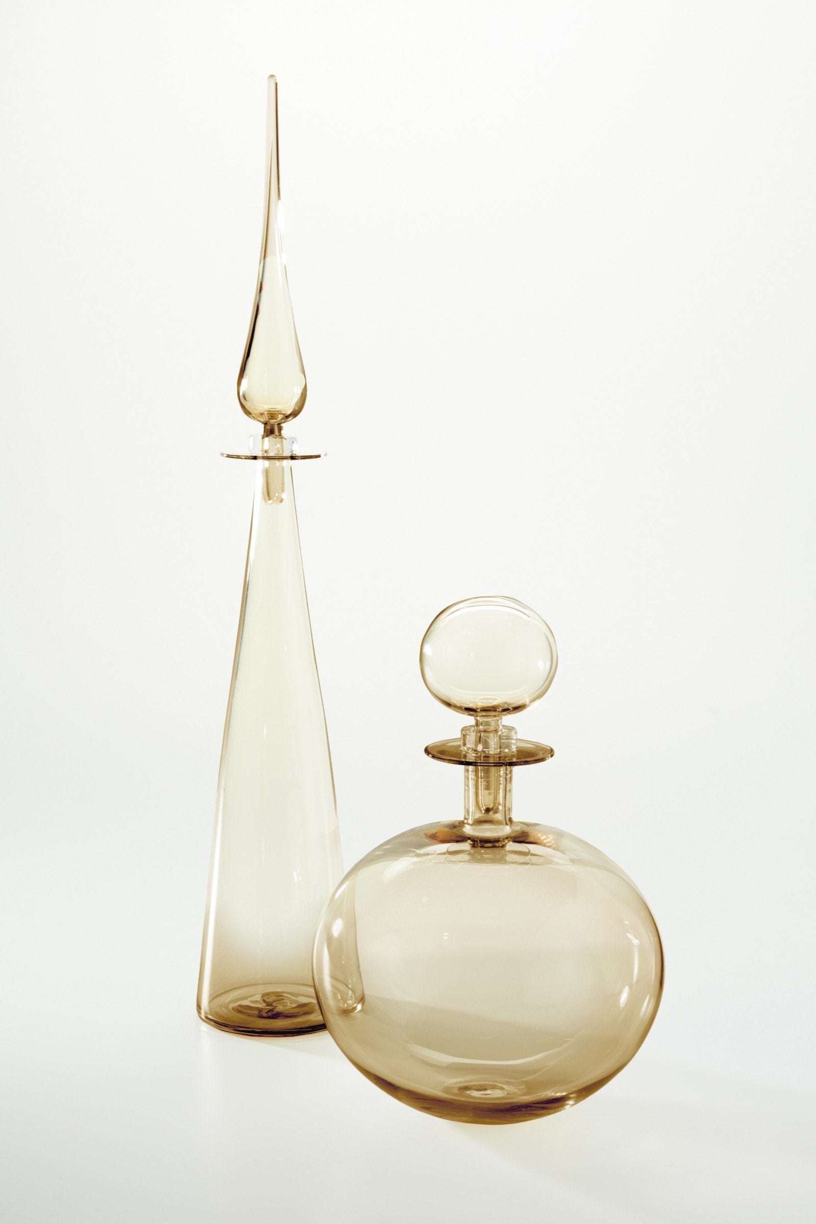 Ice Blue and Whiskey Decanter Collection