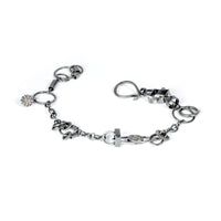 Oxidized Silver Treasure Sculptural Bracelet