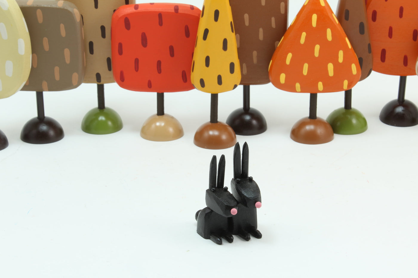 Black Bunny Pair