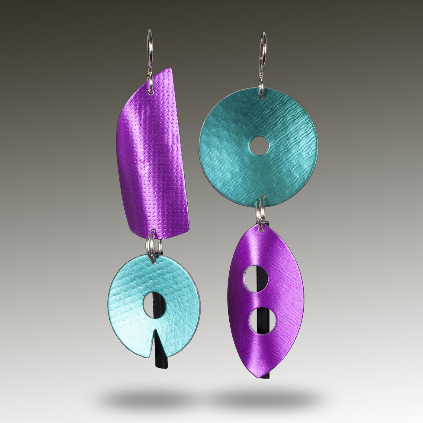 Violet, Turquoise & Black