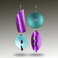 Violet, Turquoise & Black