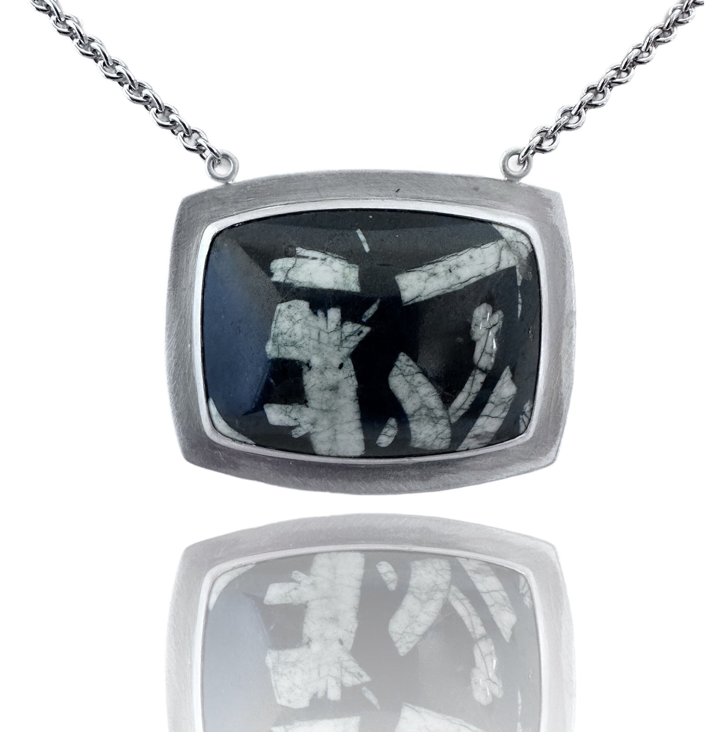 Sometimes It Is Just Black & White Necklace