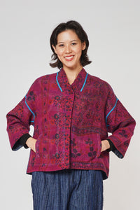Stand Collar Cropped Jacket #2
