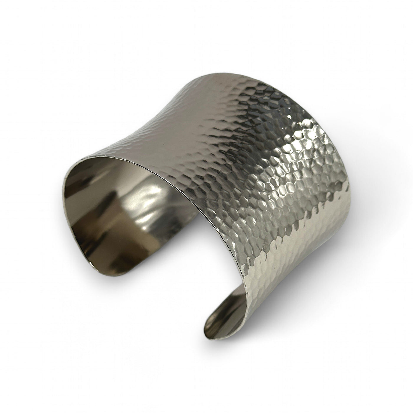 Rhodium-Plated, Wide