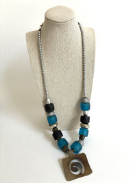 Wave Pendant Necklace