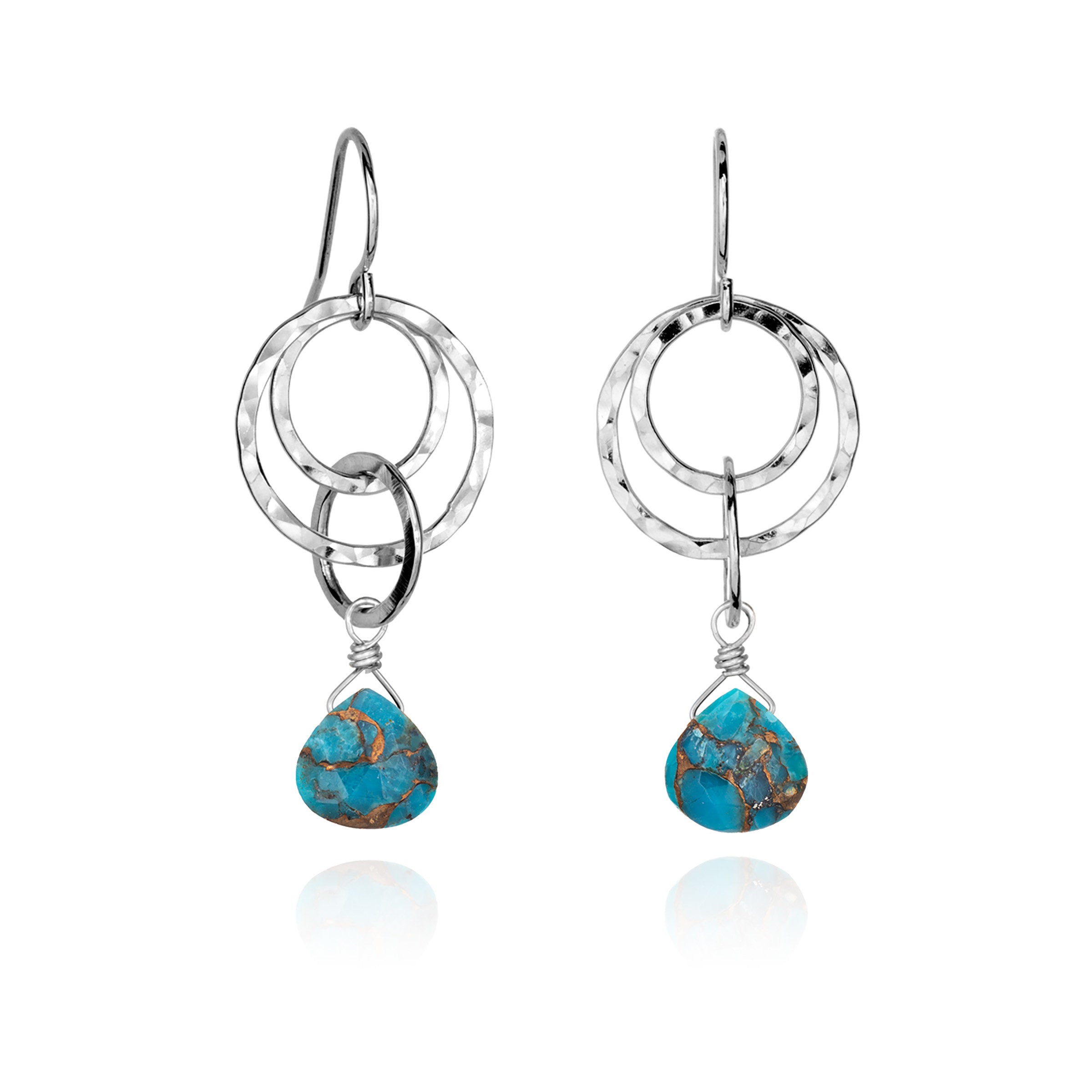 Small Multi-Hoop Dangle Earrings