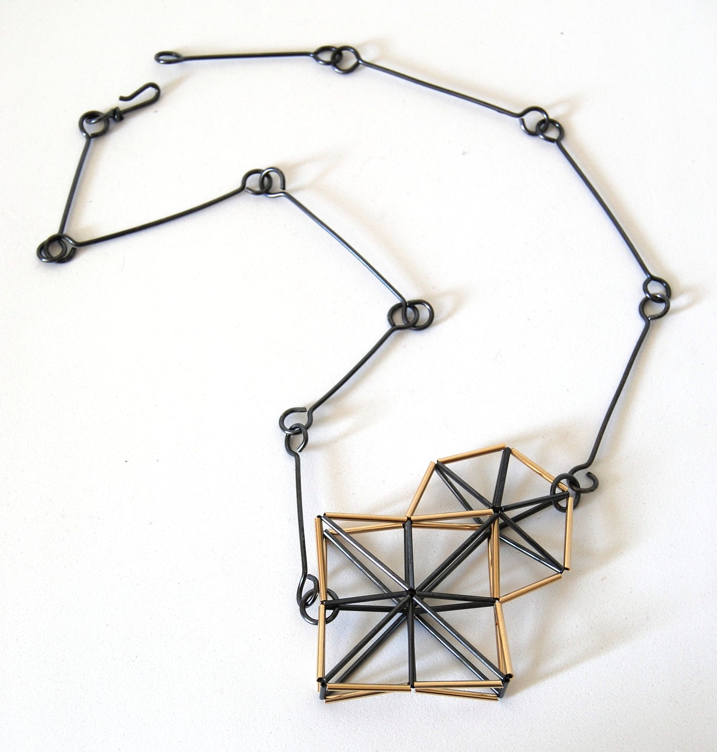Square and Circle Necklace