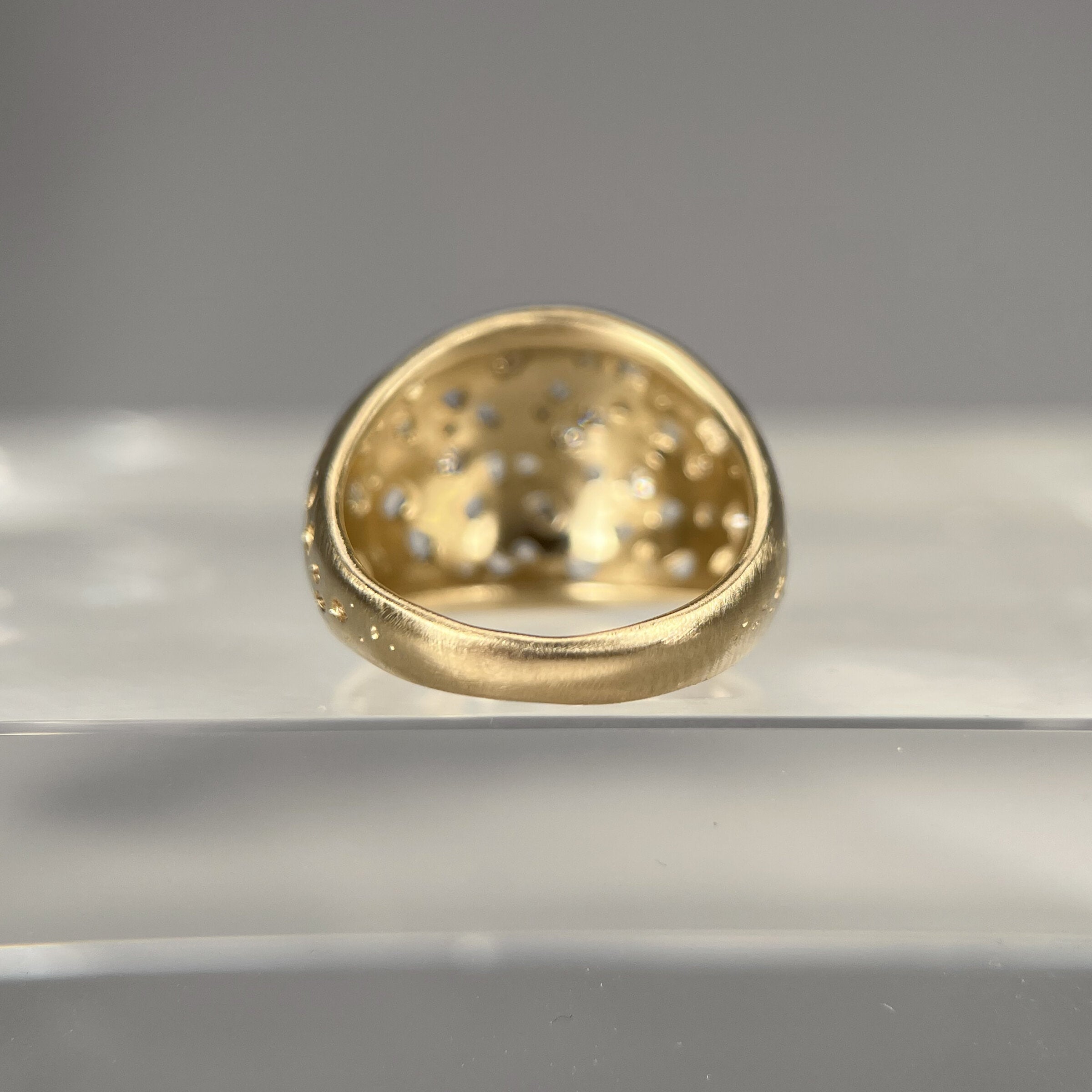 Shadow dome ring, back view