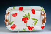 Rabbit and Poppies Platter