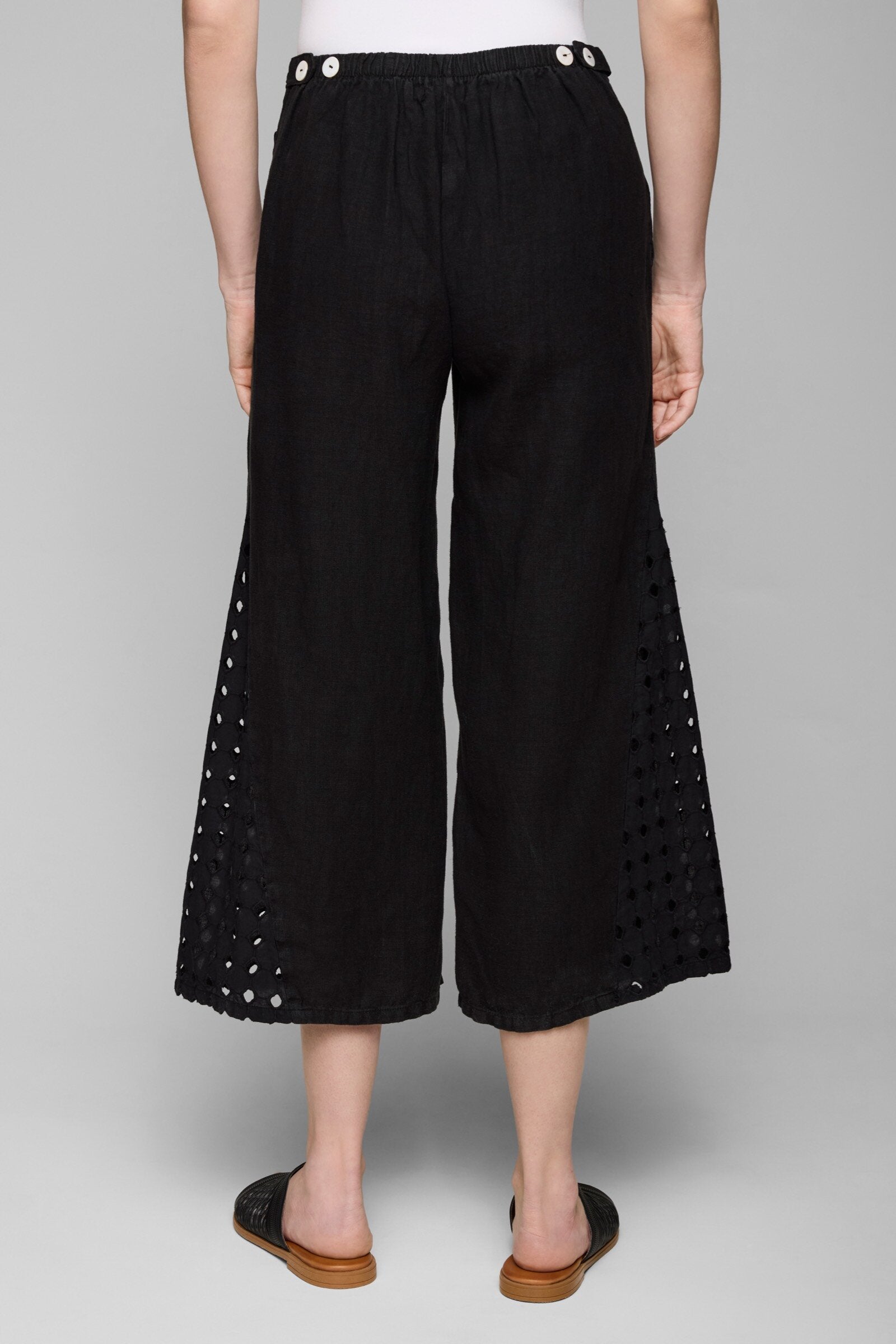 Eyelet Inset Pant