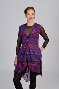 Mesh Peacock Vest