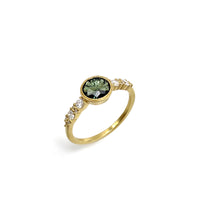 Starbrite Green Sapphire Westport Ring