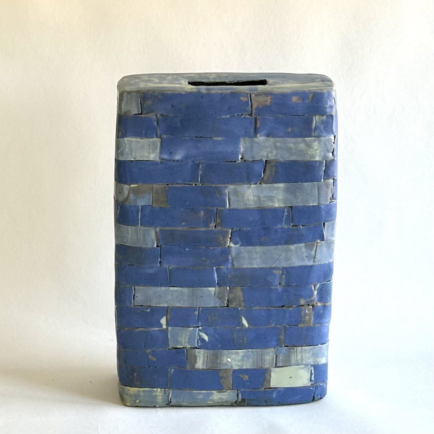Blue Tablet Vase