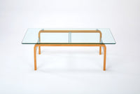 CURVEiture Glass Coffee Table