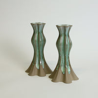 Candlestick in Coral Green