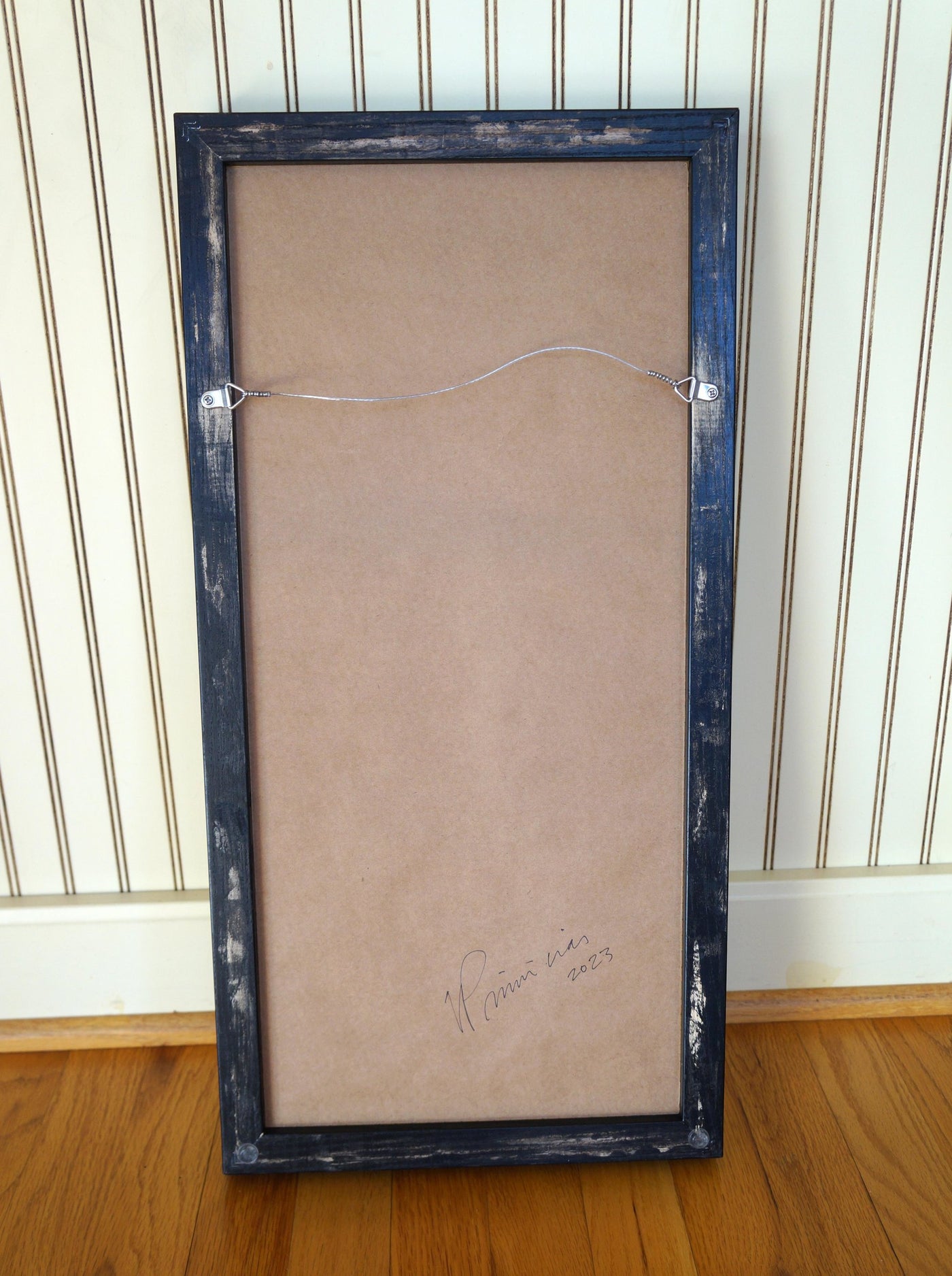 Backing hanging mechanism. 