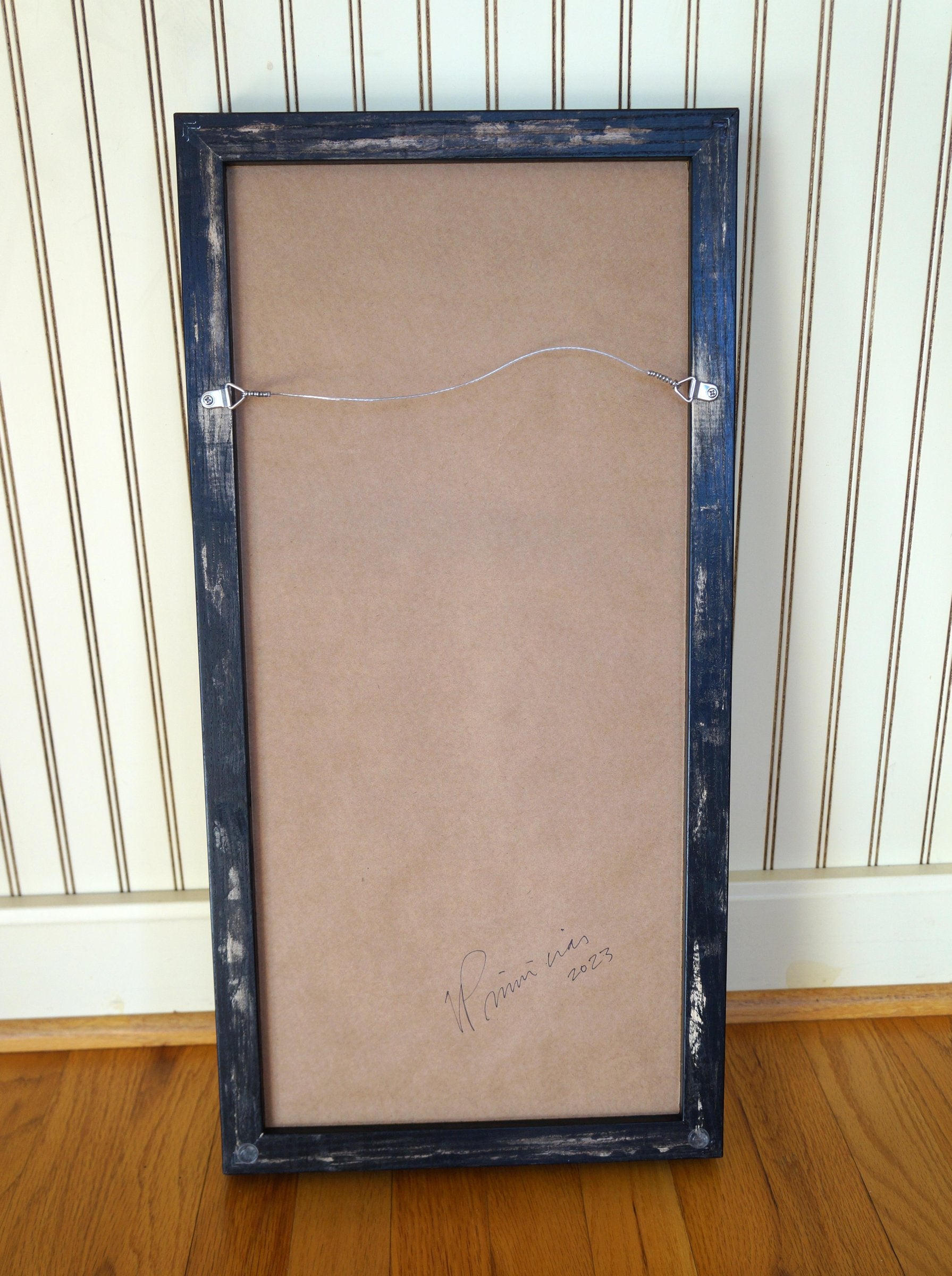 Backing hanging mechanism. 