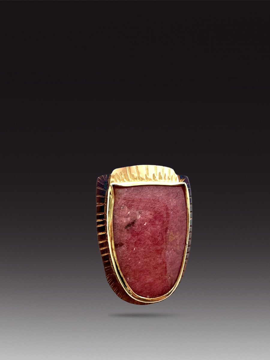 Pink Archway Ring