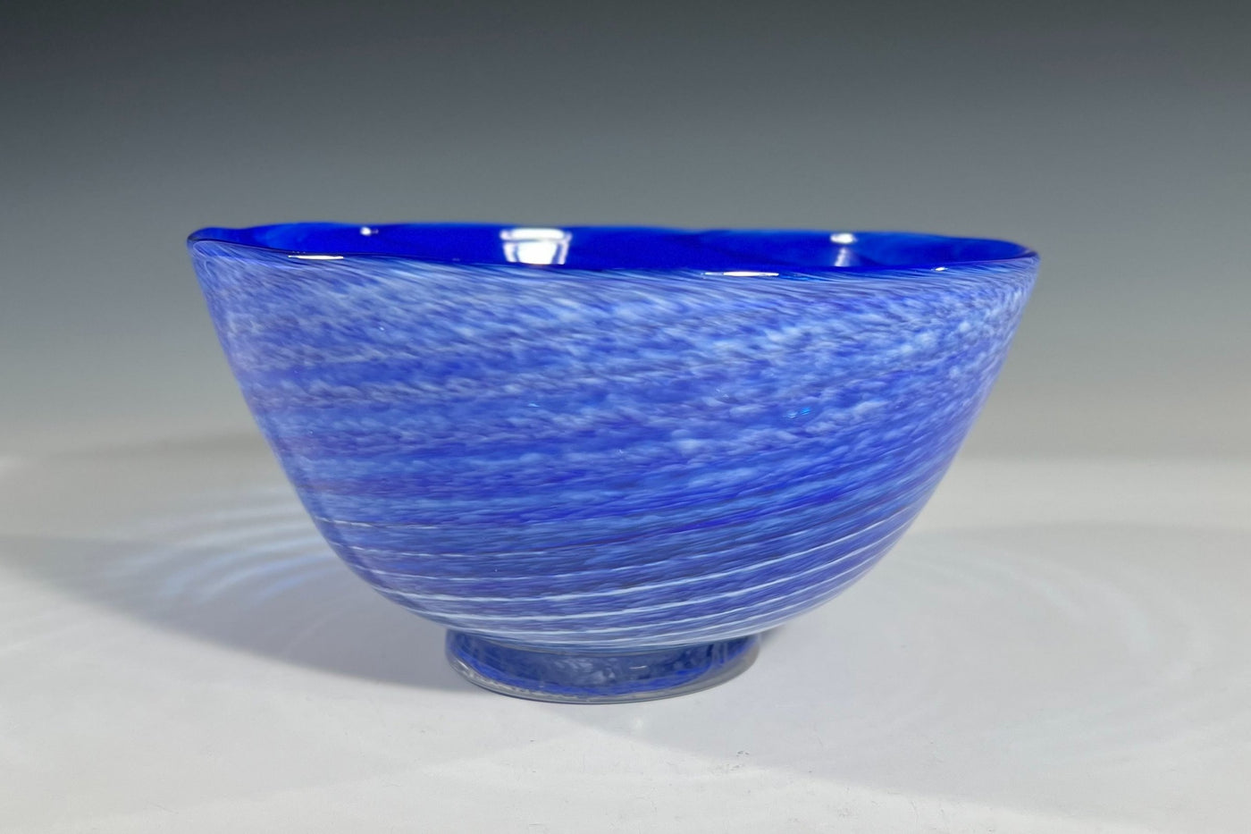 Cobalt Spiral Bowl
