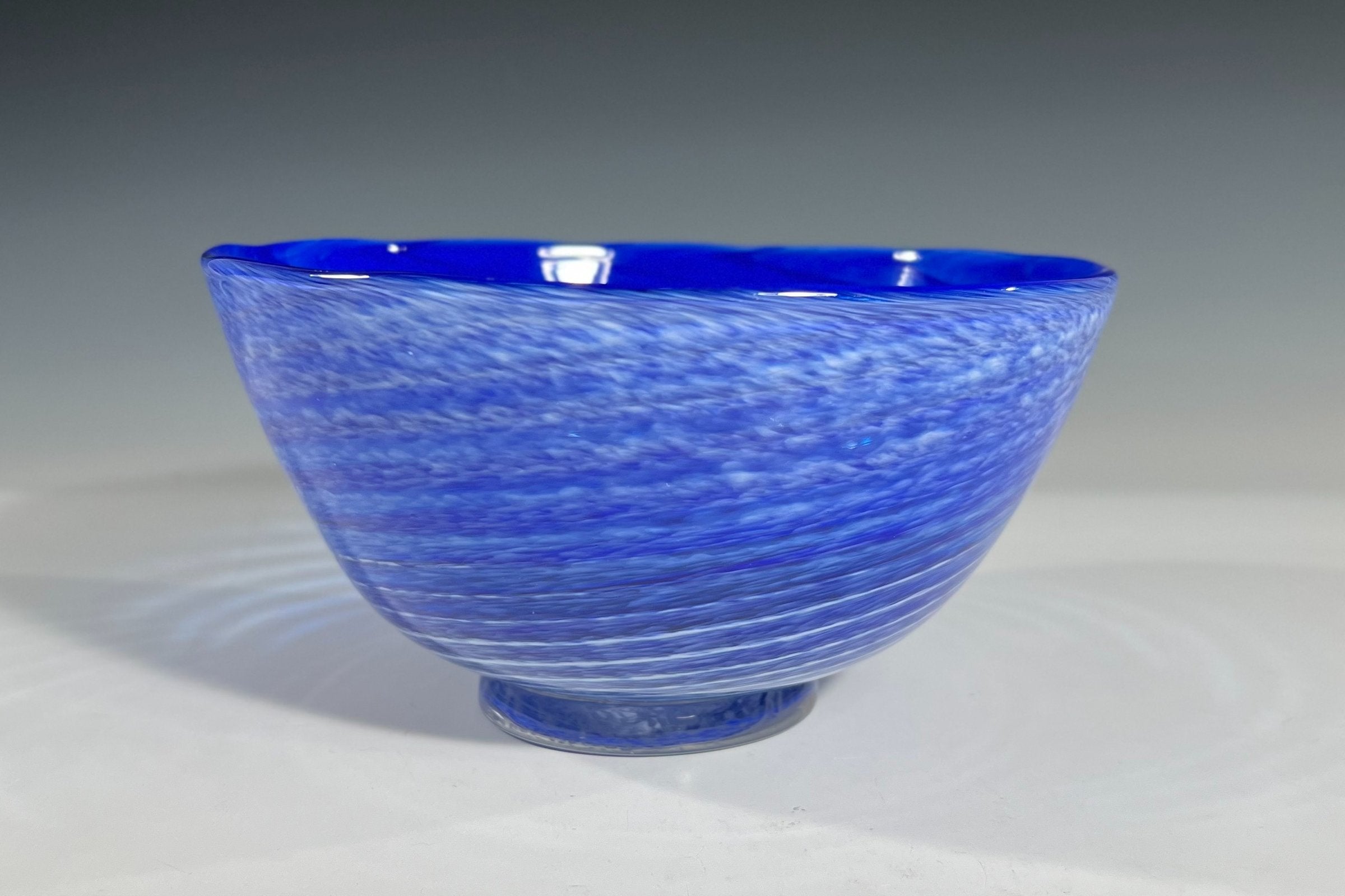 Cobalt Spiral Bowl