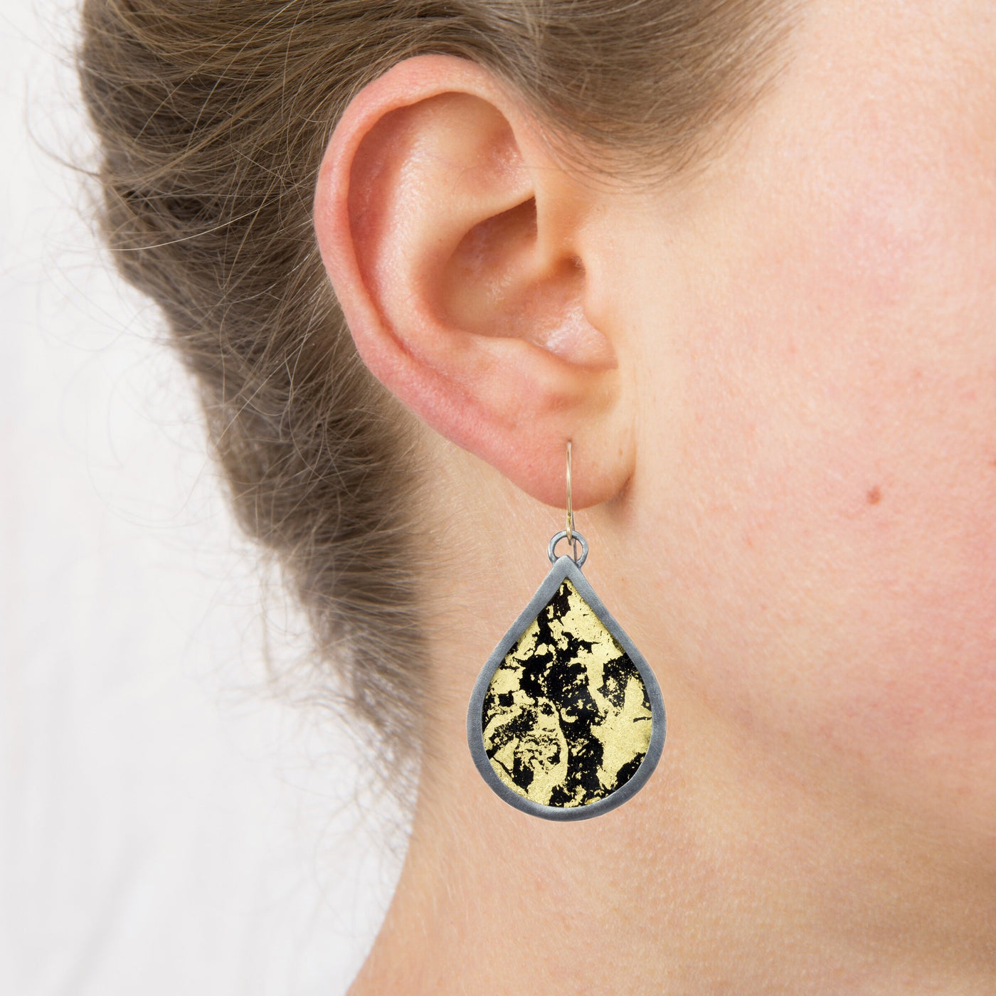 Golden Teardrop Earrings