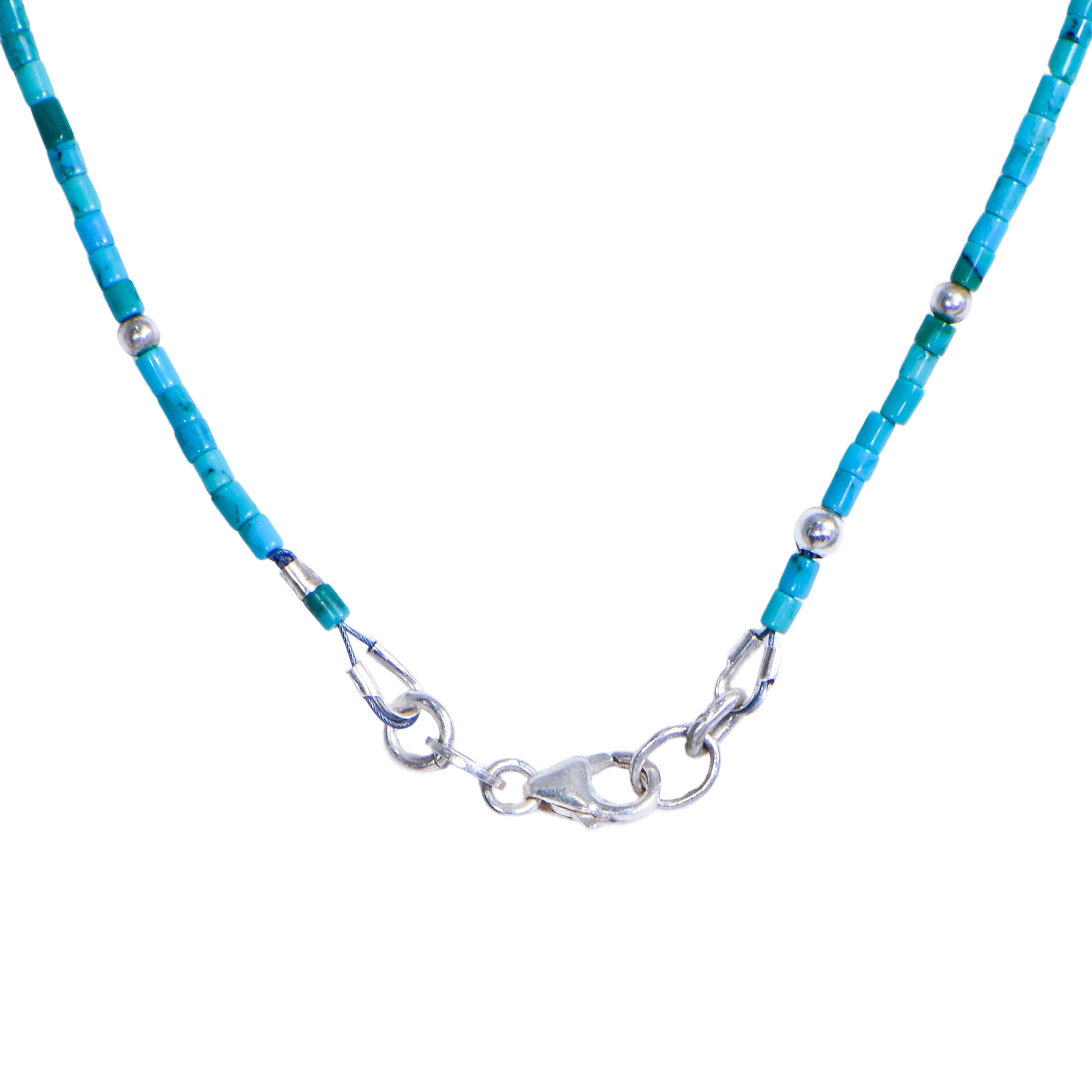 Double Turquoise Split Pendant