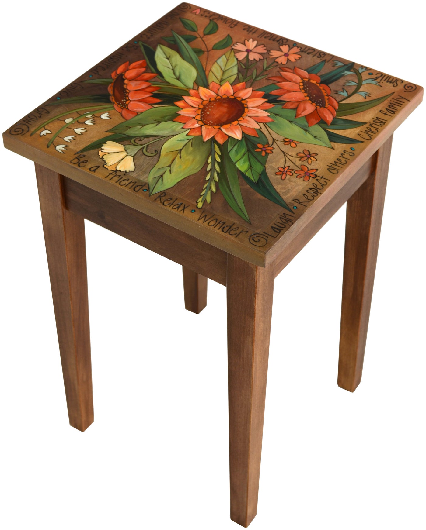Smell the Flowers End Table