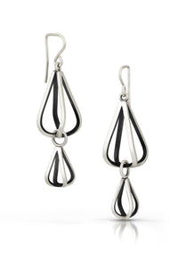 Layered Gradient Drop Earrings