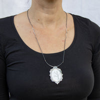 Tree Silhouette Necklace & Brooch