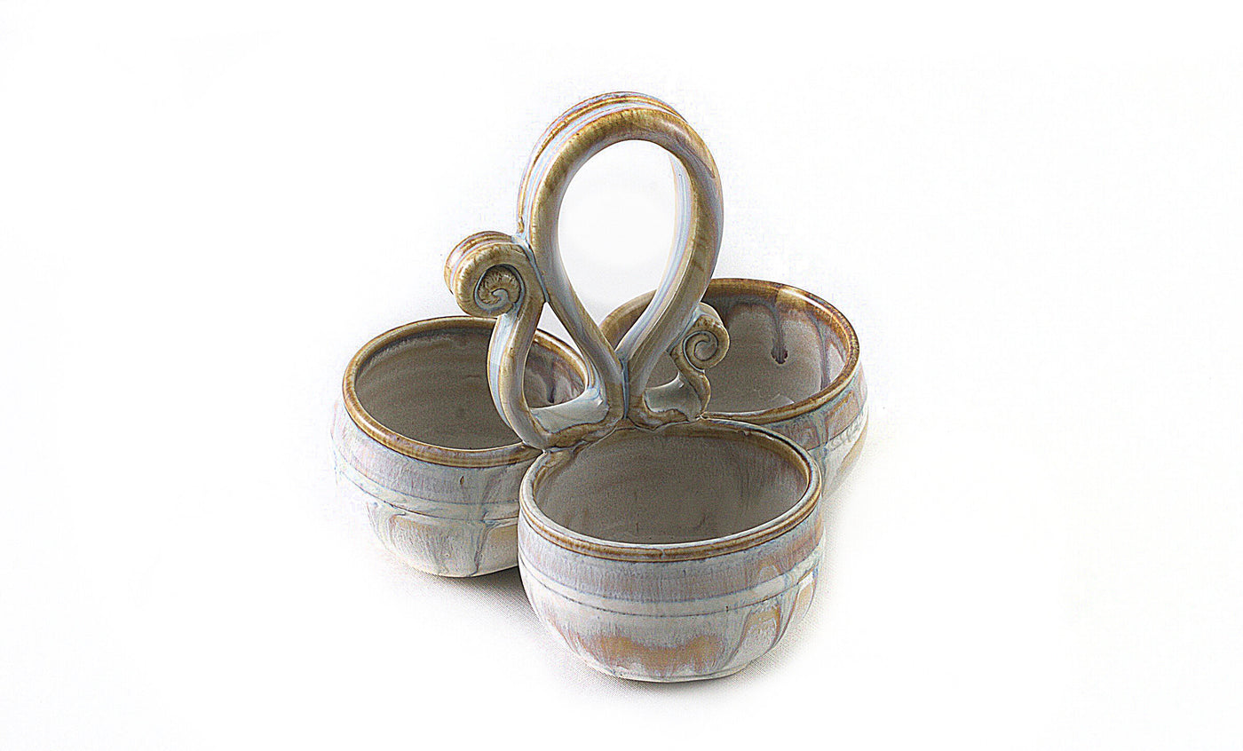 3 Section Condiments Server