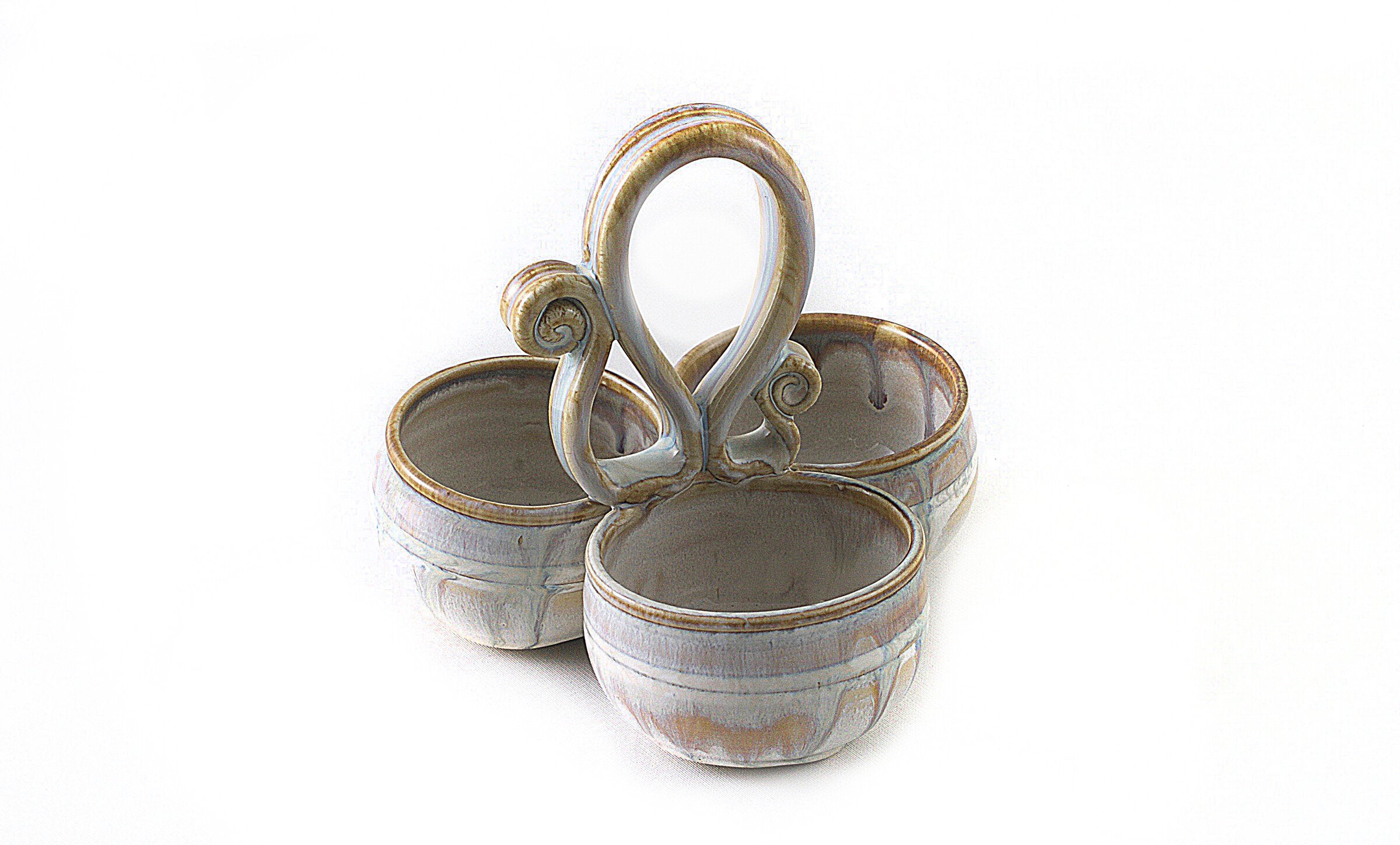 3 Section Condiments Server