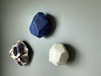 Set of Three Geo Wall Stones