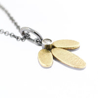 Lichen Lotus Petal Diamond Pendant