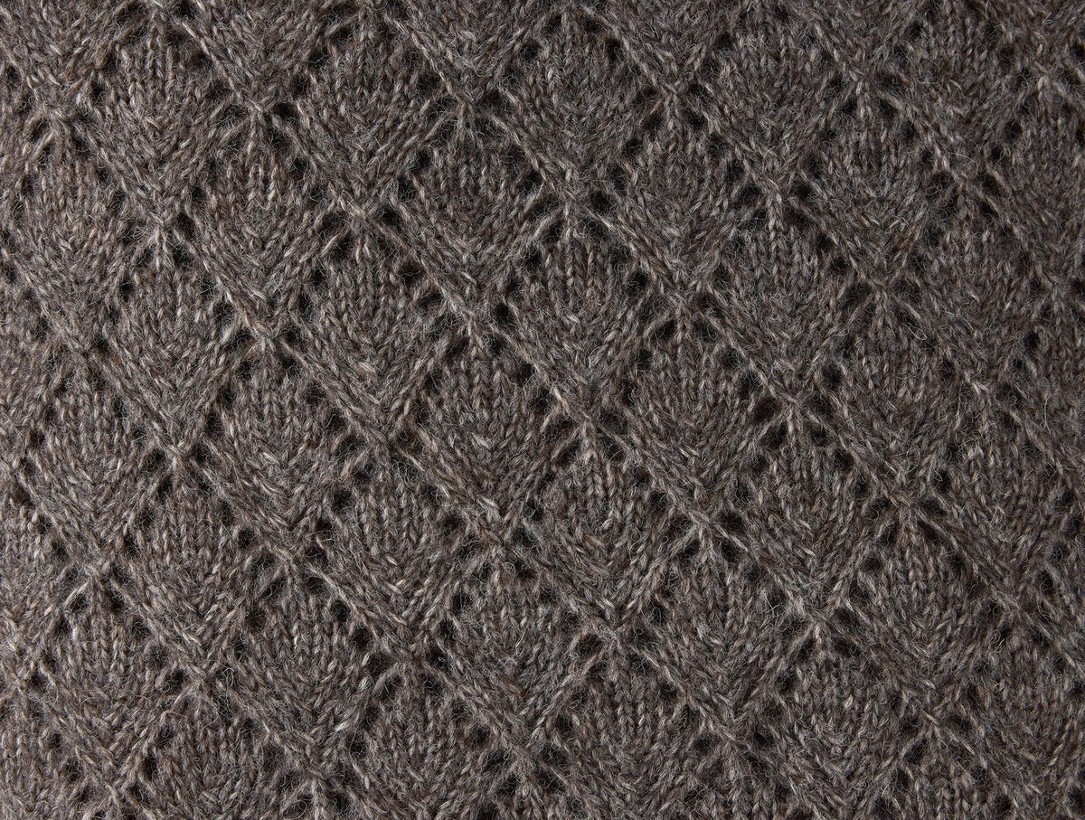 Paracas Alpaca Cotton Knit Pillow Cover