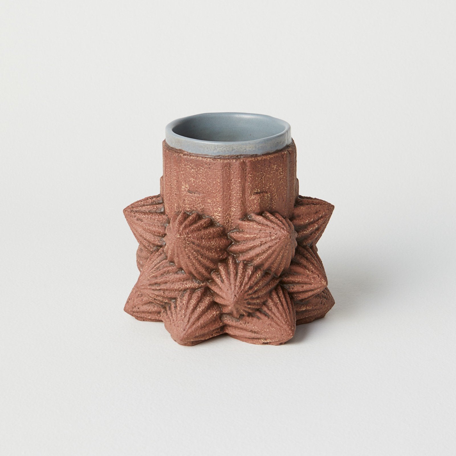 Brick Red with Gray-Green Glaze