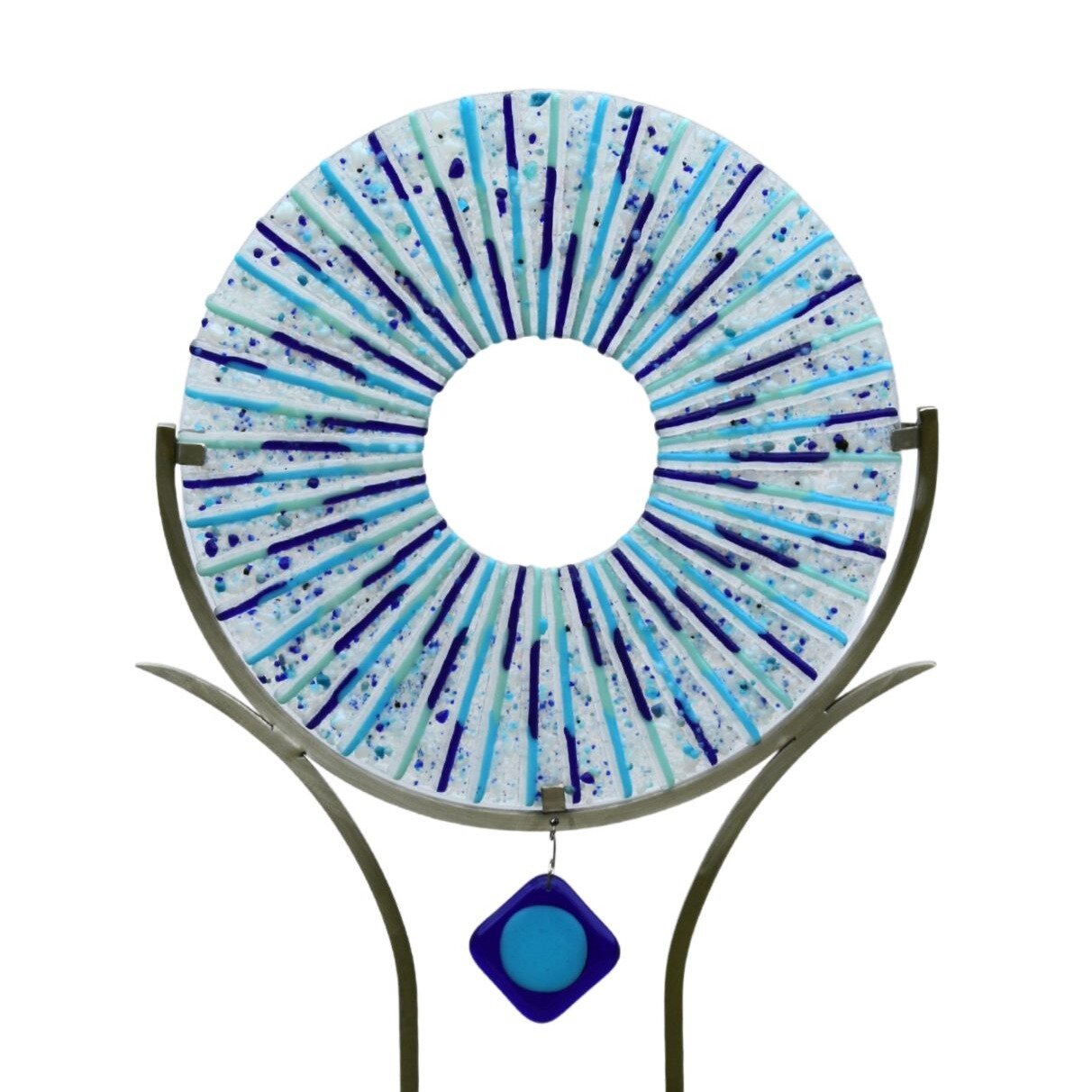 Blue Garden Wreath