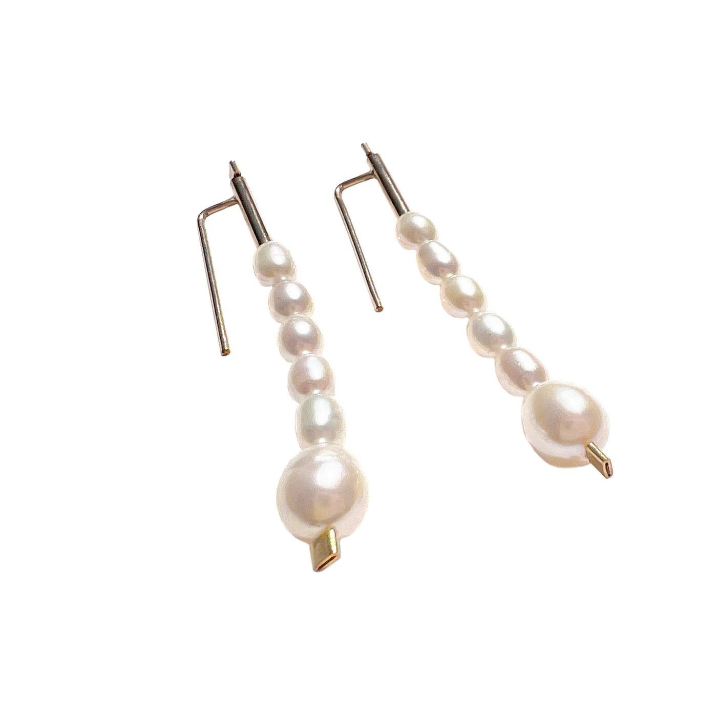 Stick Melange Hook Earrings