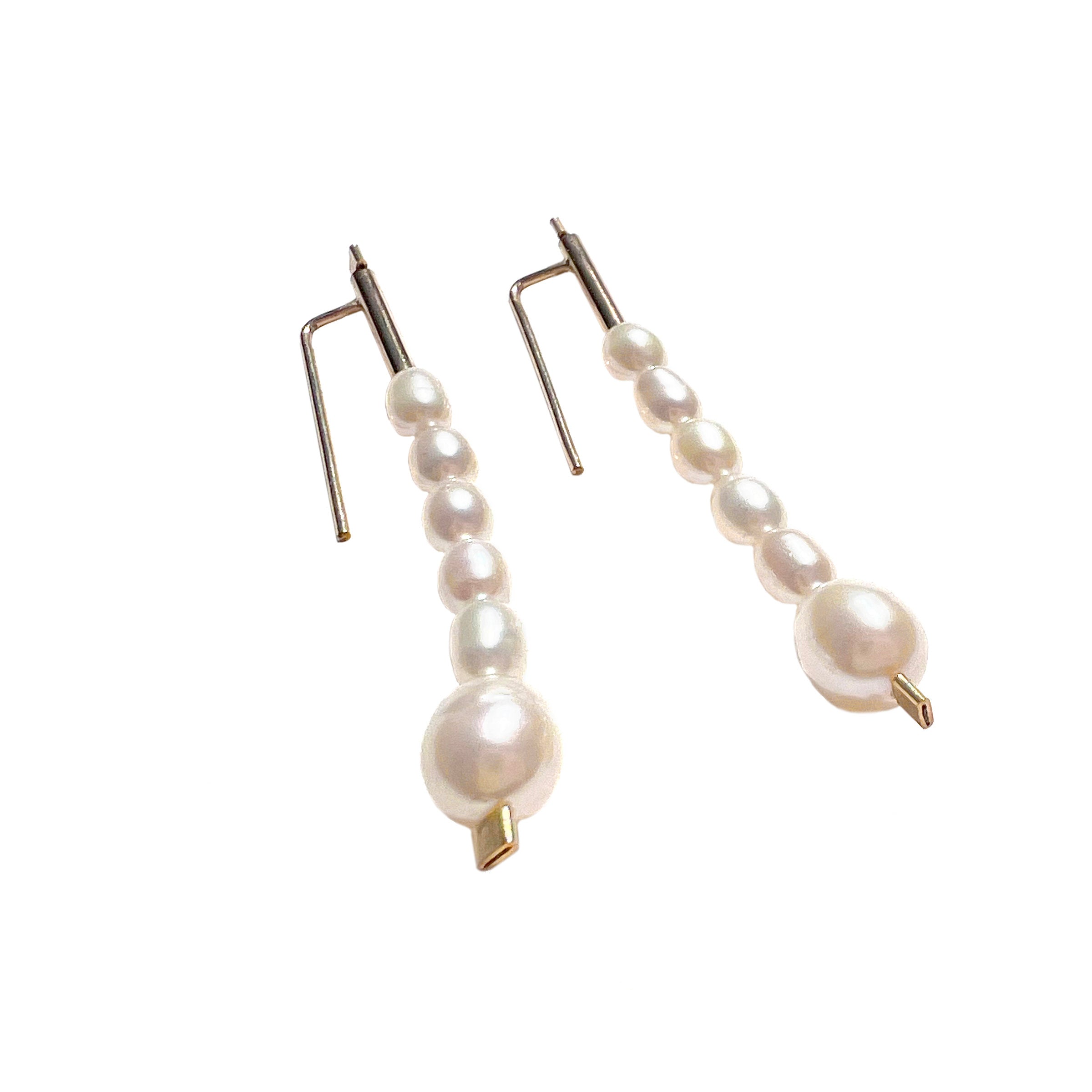 Stick Melange Hook Earrings