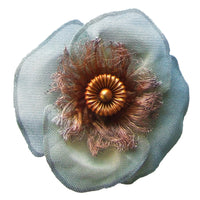 Gold with Periwinkle and Wine