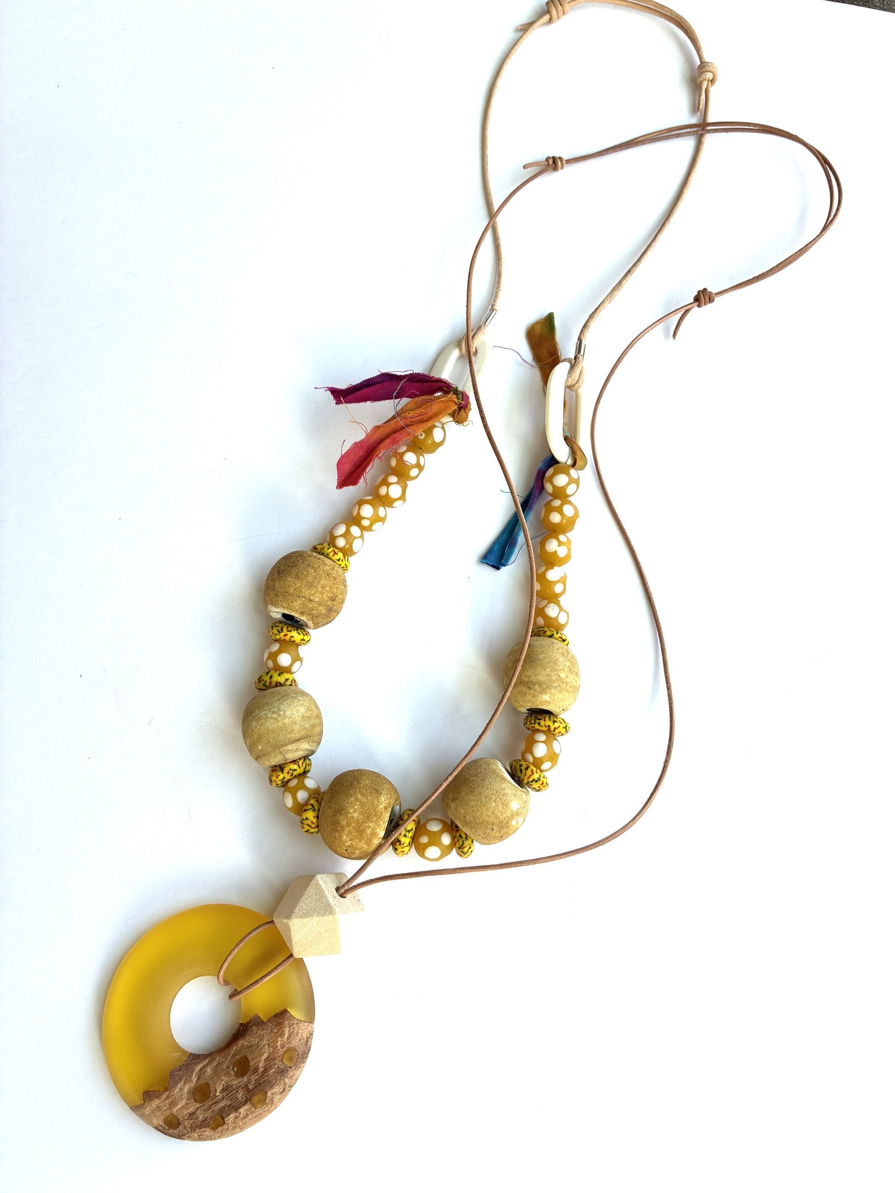 Sunny Bead Necklace Set